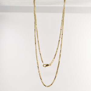 19" Sparkly Box Chain