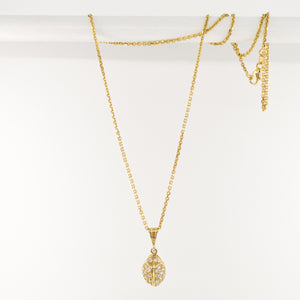 Diamond Scarab Pendant (10k)