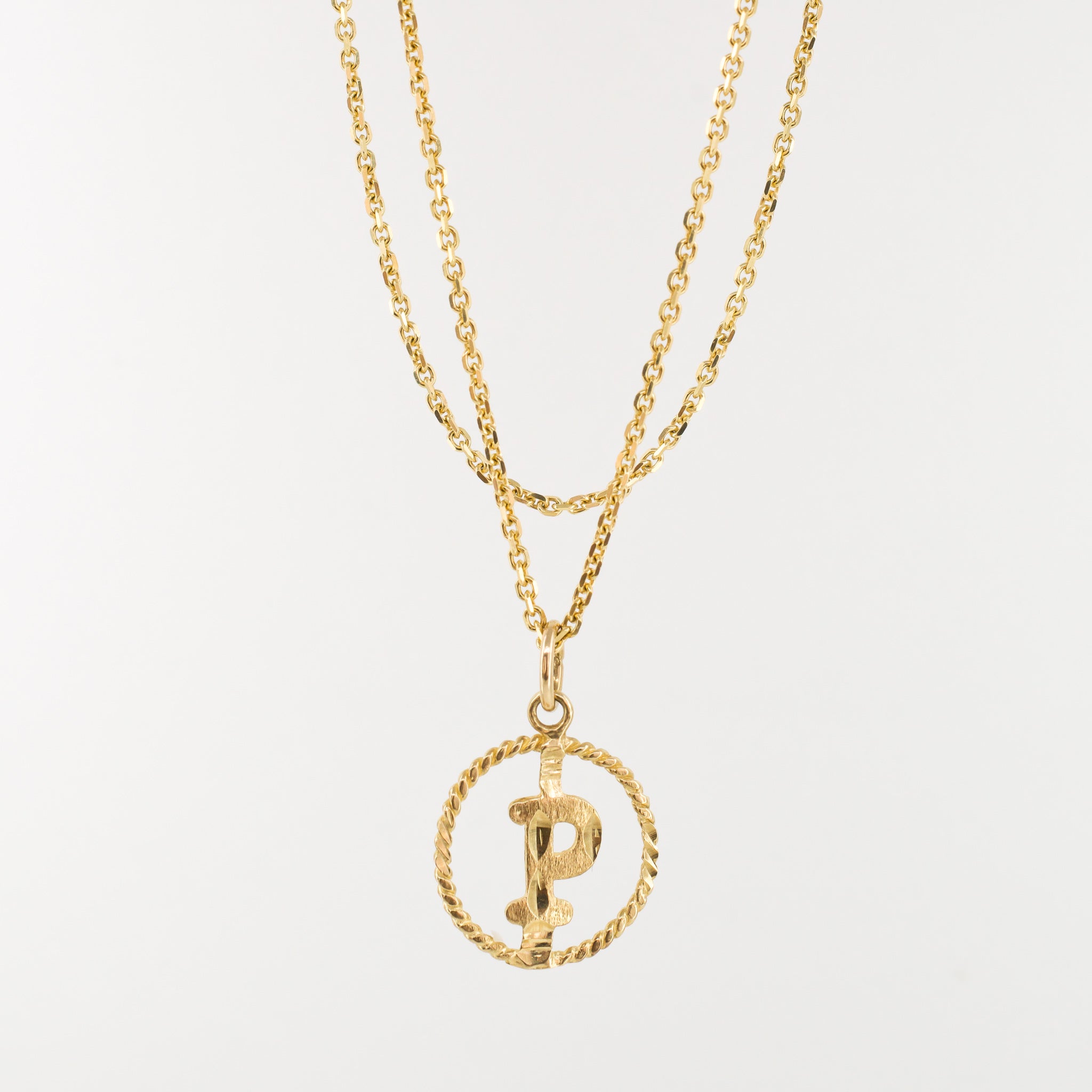 'P' Gold Pendant (10k)