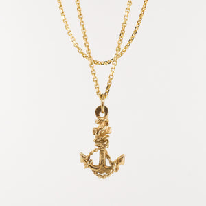 The Golden Anchor Pendant (10k)