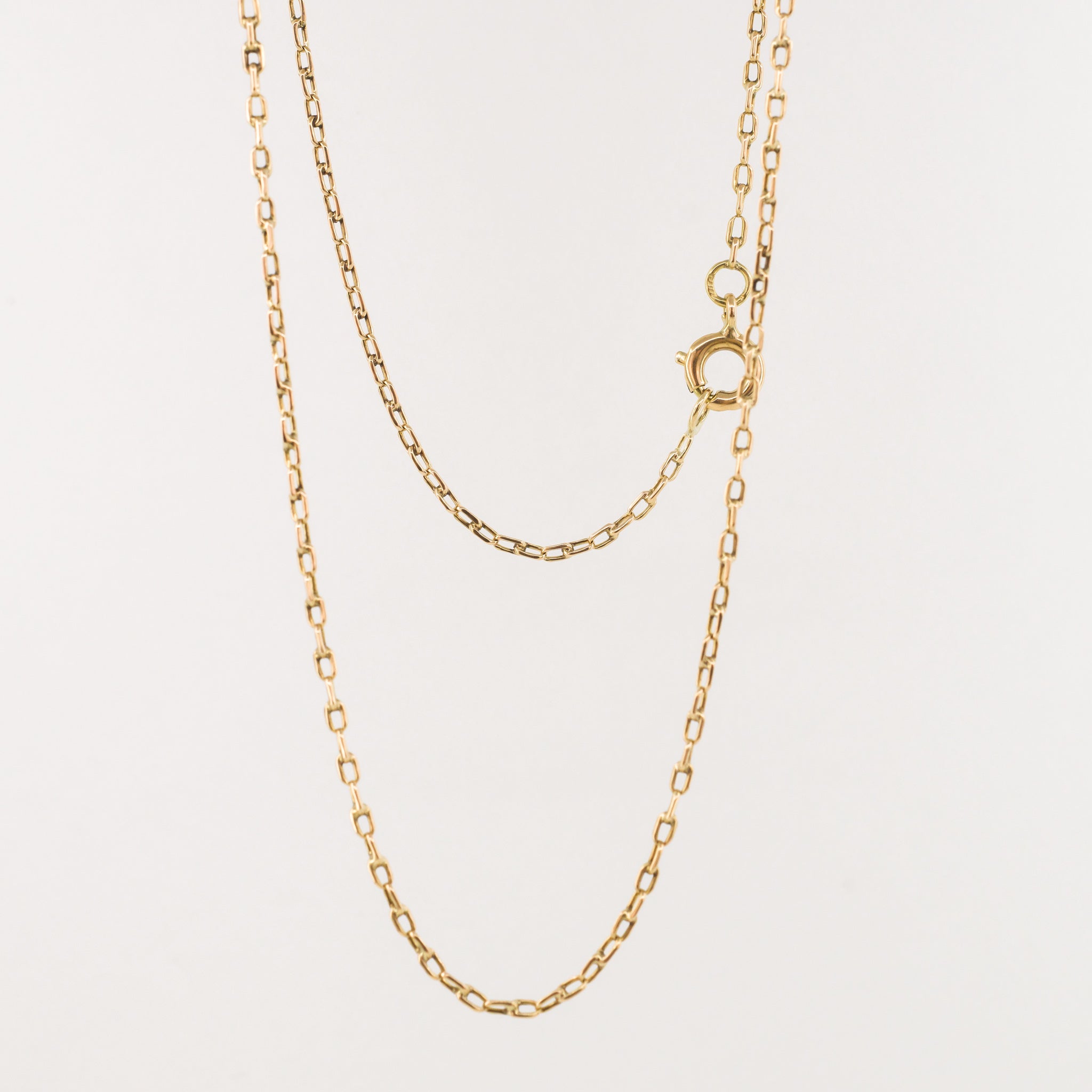 22" Dainty Cable Link Chain (14k)