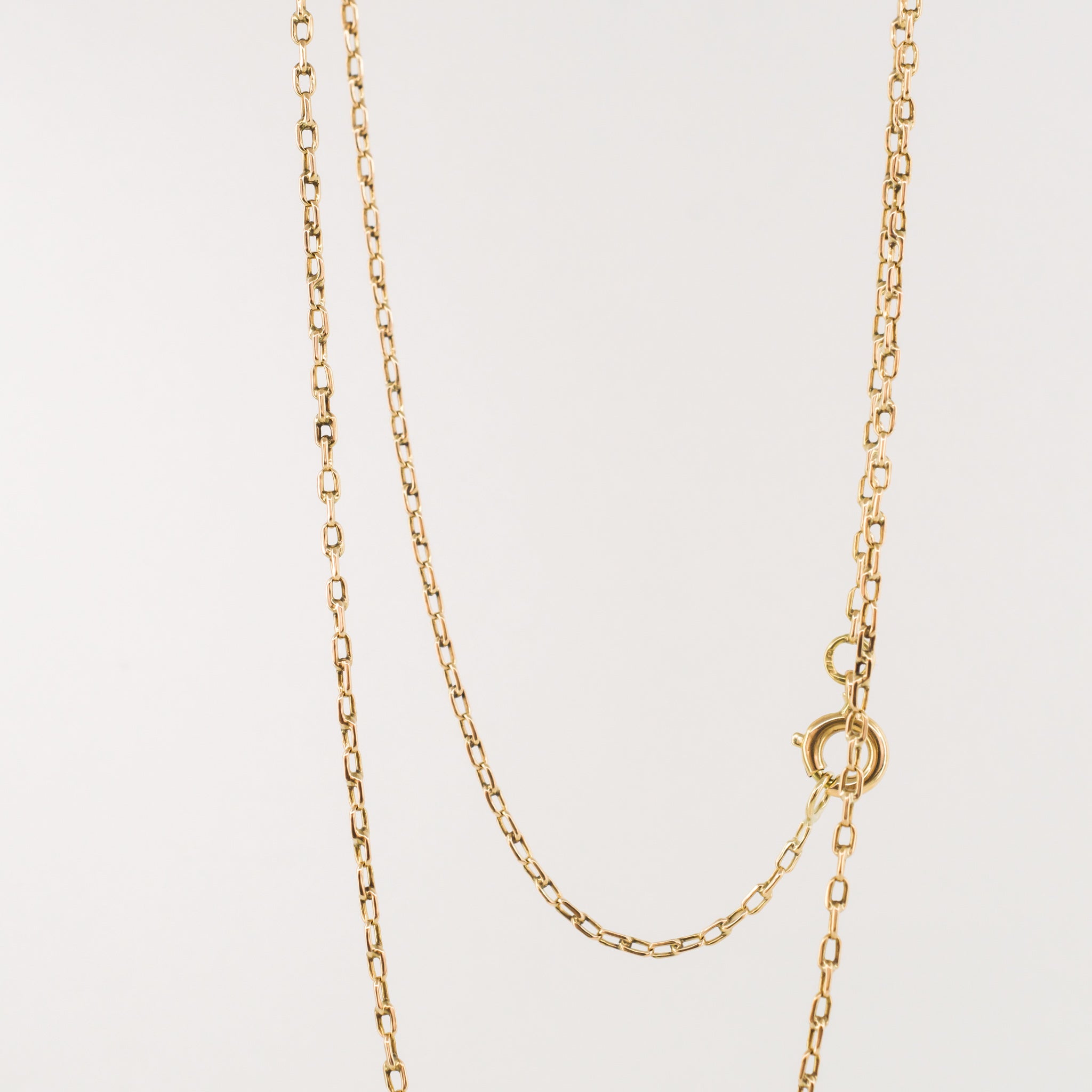 22" Dainty Cable Link Chain (14k)