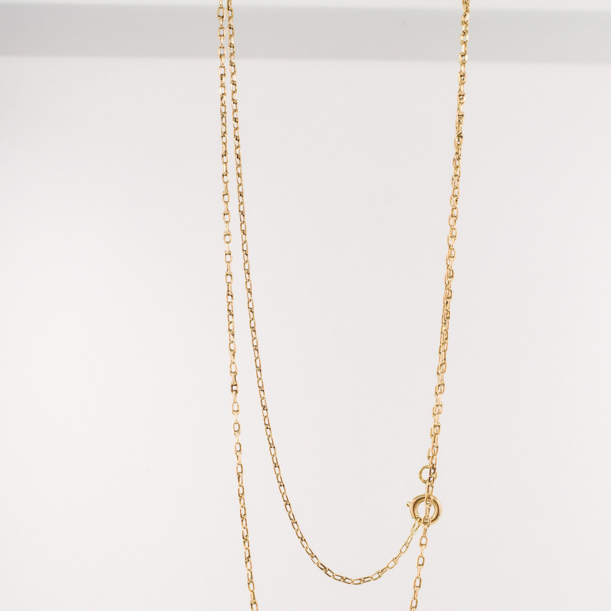 22" Dainty Cable Link Chain (14k)