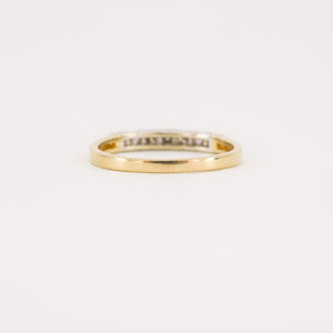 vintage gold diamond wedding band, folklor