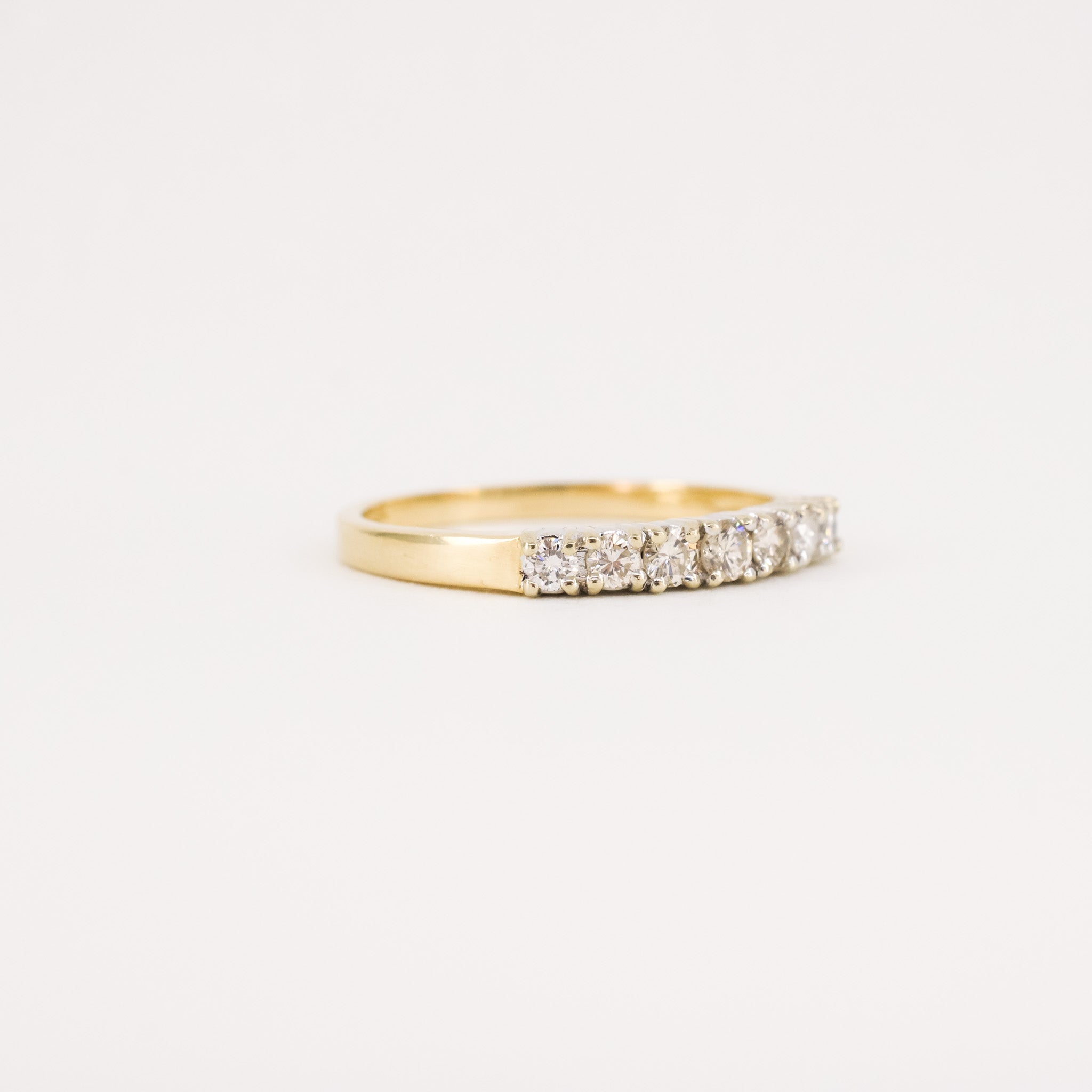 vintage gold diamond wedding band, folklor