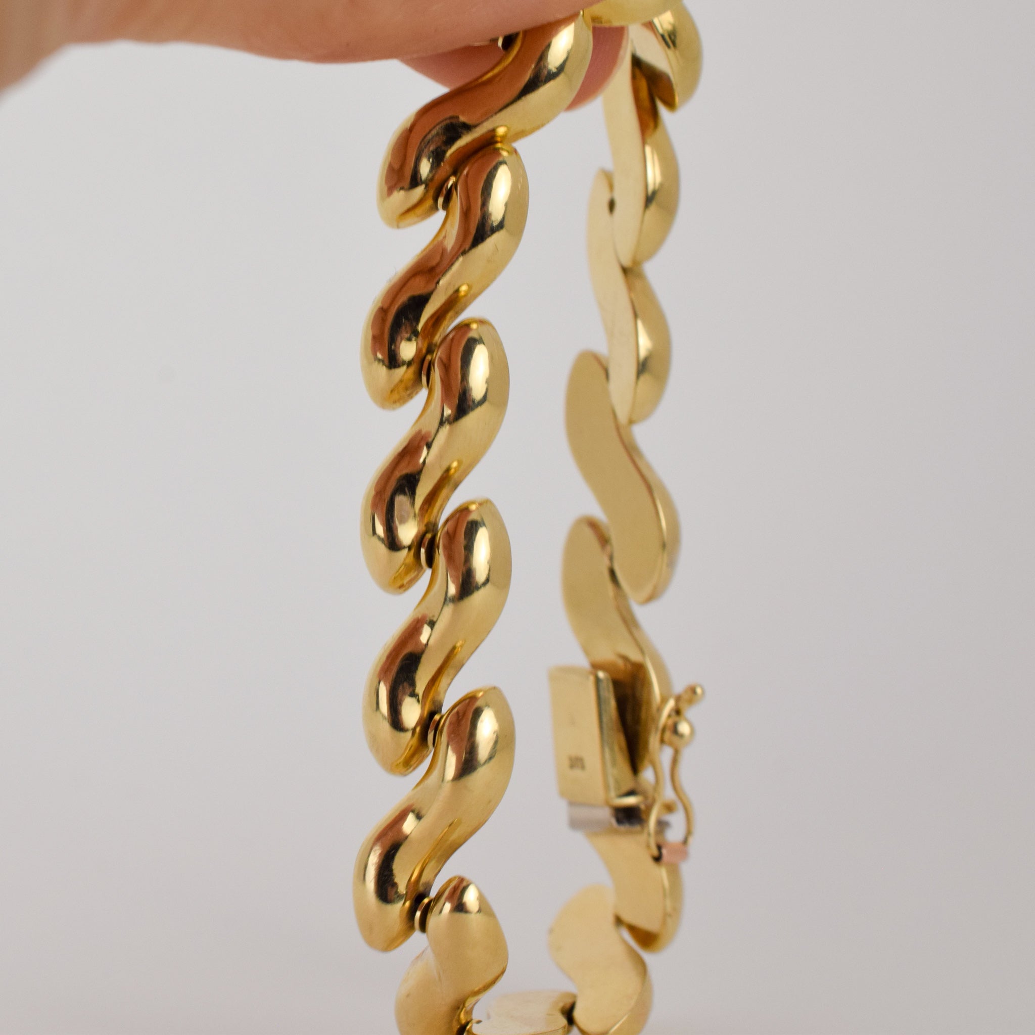 vintage gold san marco bracelet, folklor