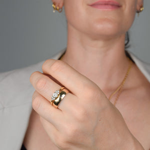 vintage diamond engagement ring, folklor, vintage jewelry canada