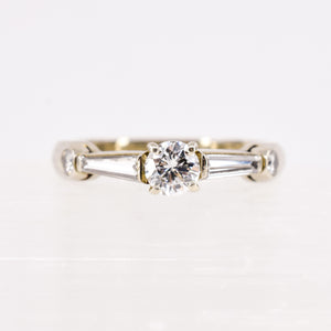 beautiful vintage engagement ring, folklor, vintage jewelry shop canada