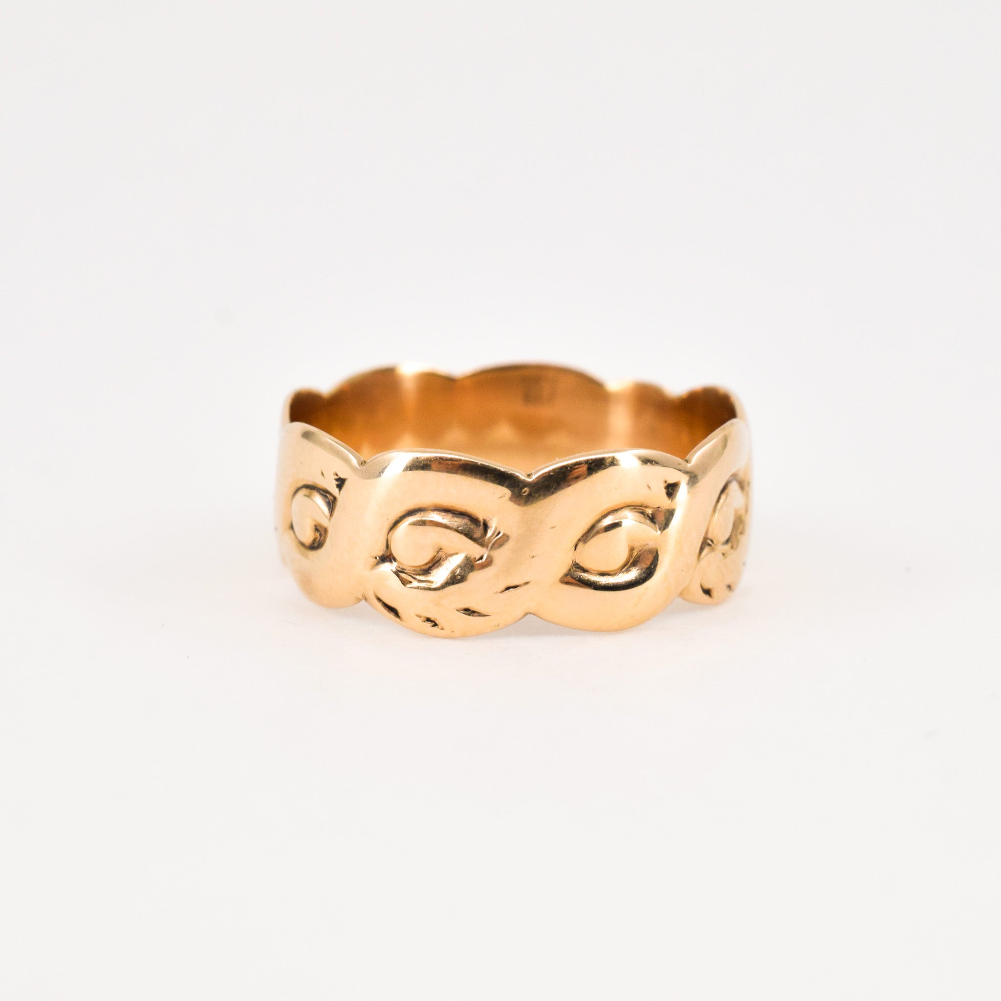 antique gold ring, folklor, vintage and antique jewelry canada