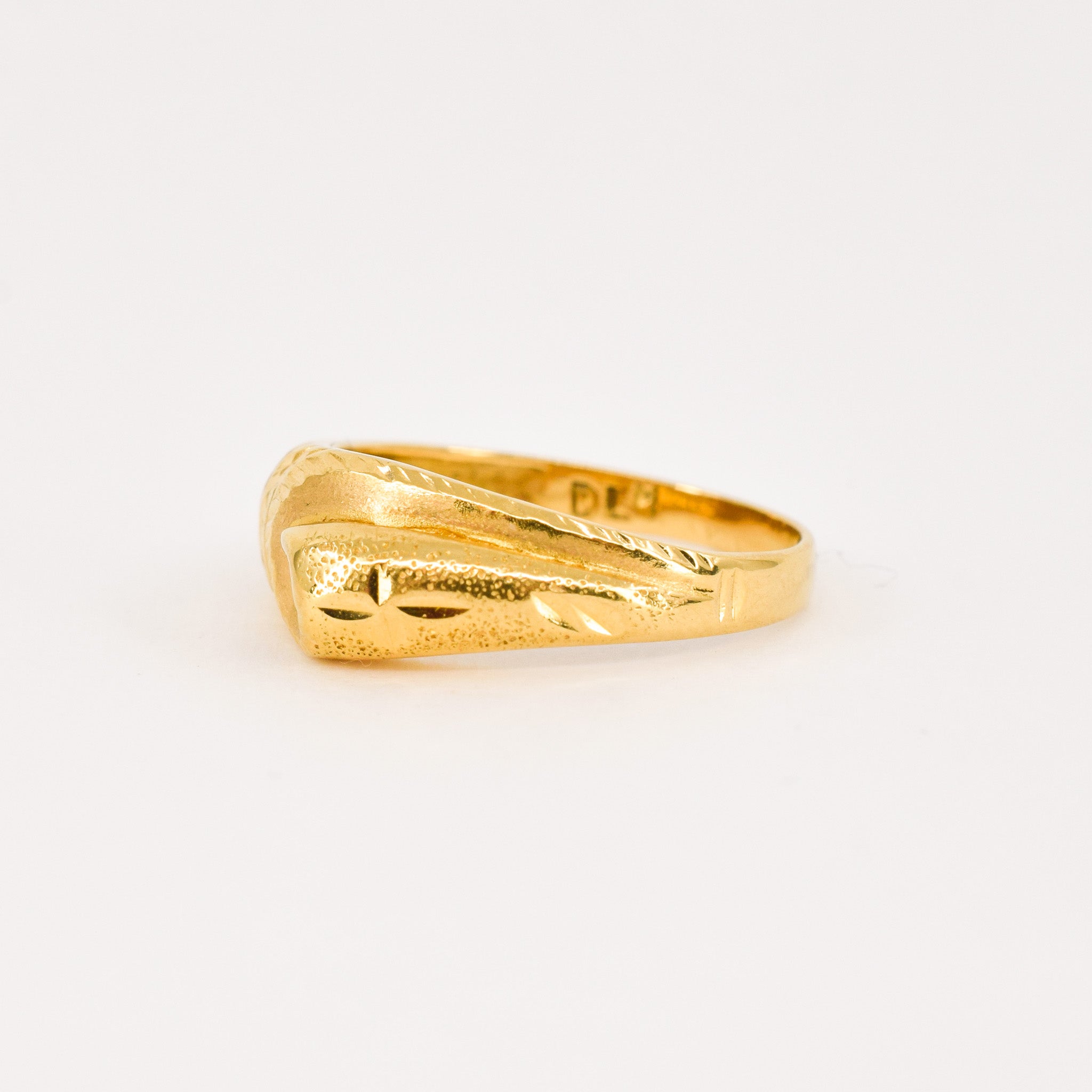 vintage 22k gold ring, folklor 