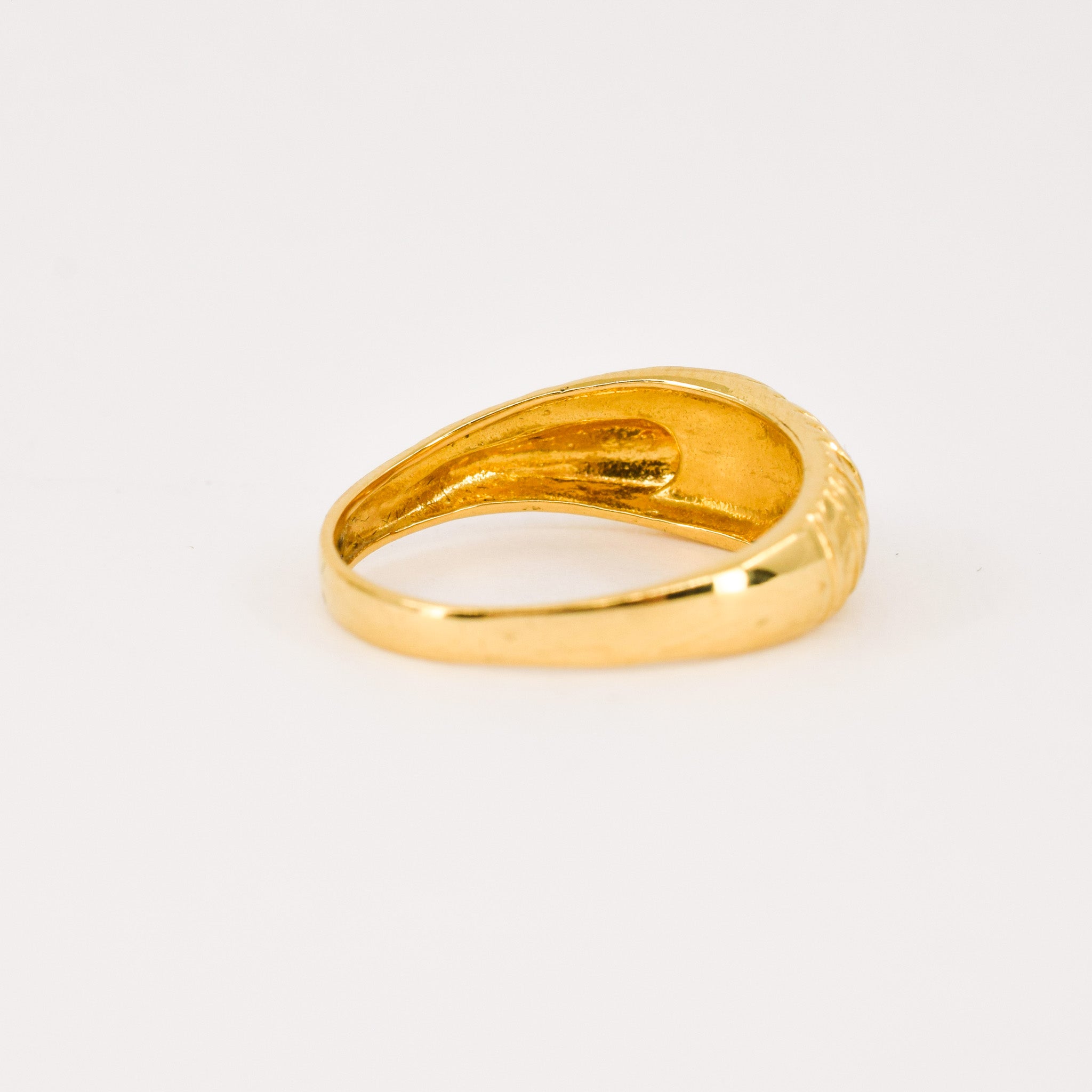 vintage 22k gold ring, folklor 