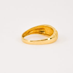 vintage 22k gold ring, folklor 