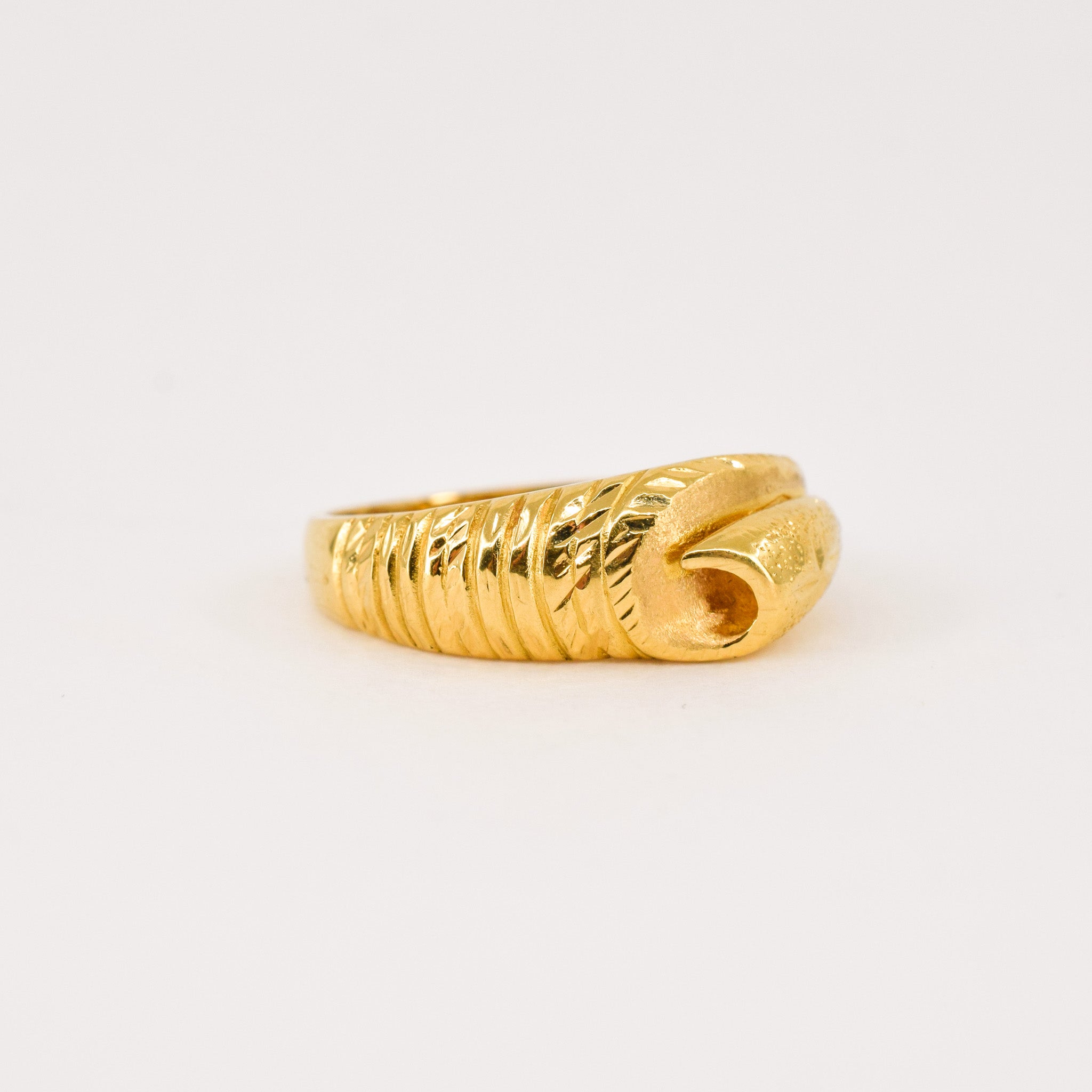 vintage 22k gold ring, folklor 