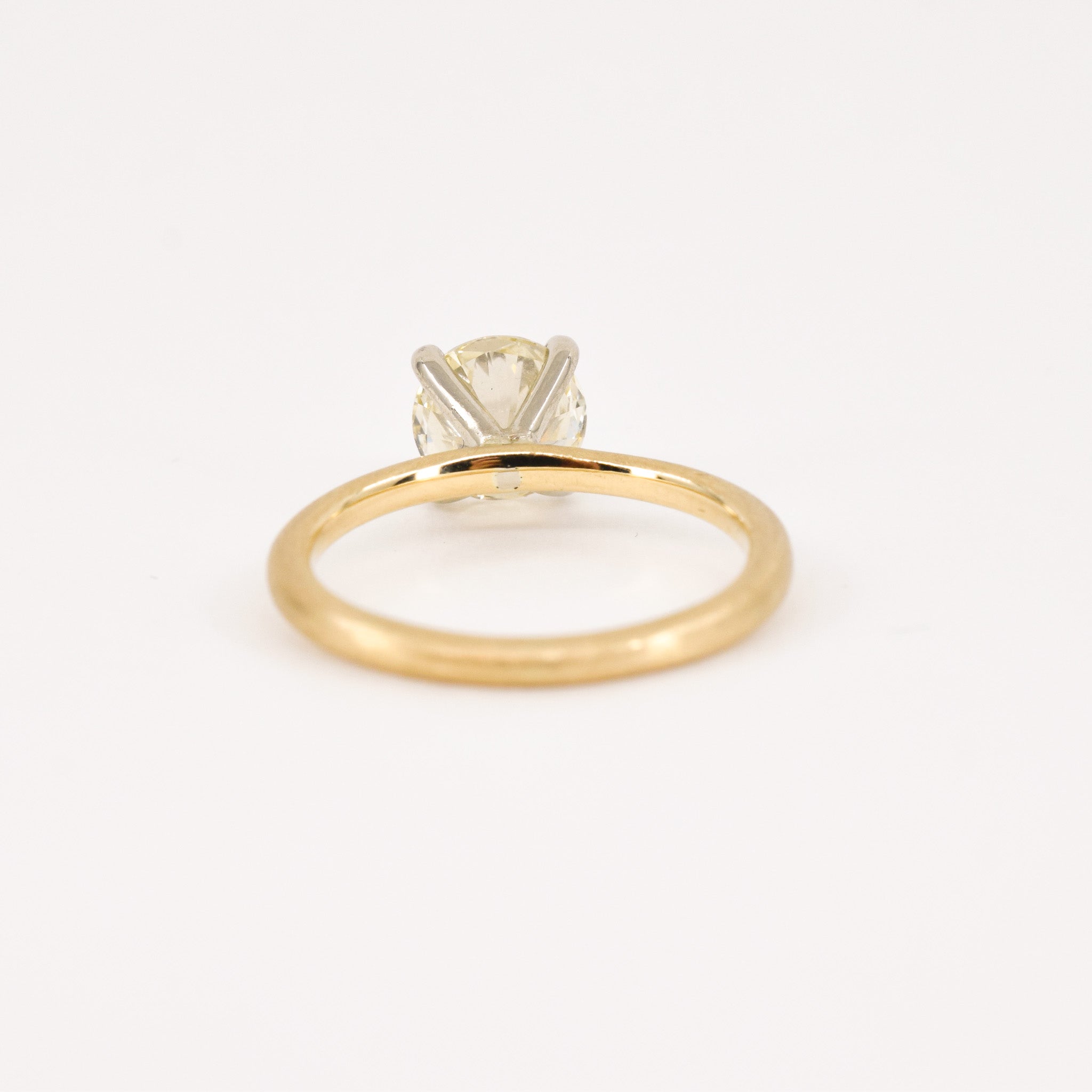 vintage 1.3 ct diamond engagement ring, folklor vintage and antique jewelry store, canada