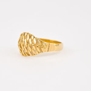 vintage 22k gold dome ring, folklor, vintage and antique jewelry canada