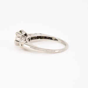 vintage diamond engagement ring, folklor vintage jewelry shop canada 