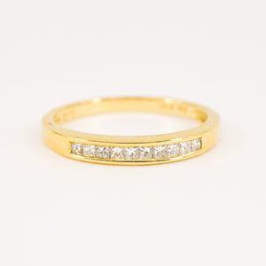 Princess Cut Diamond Band