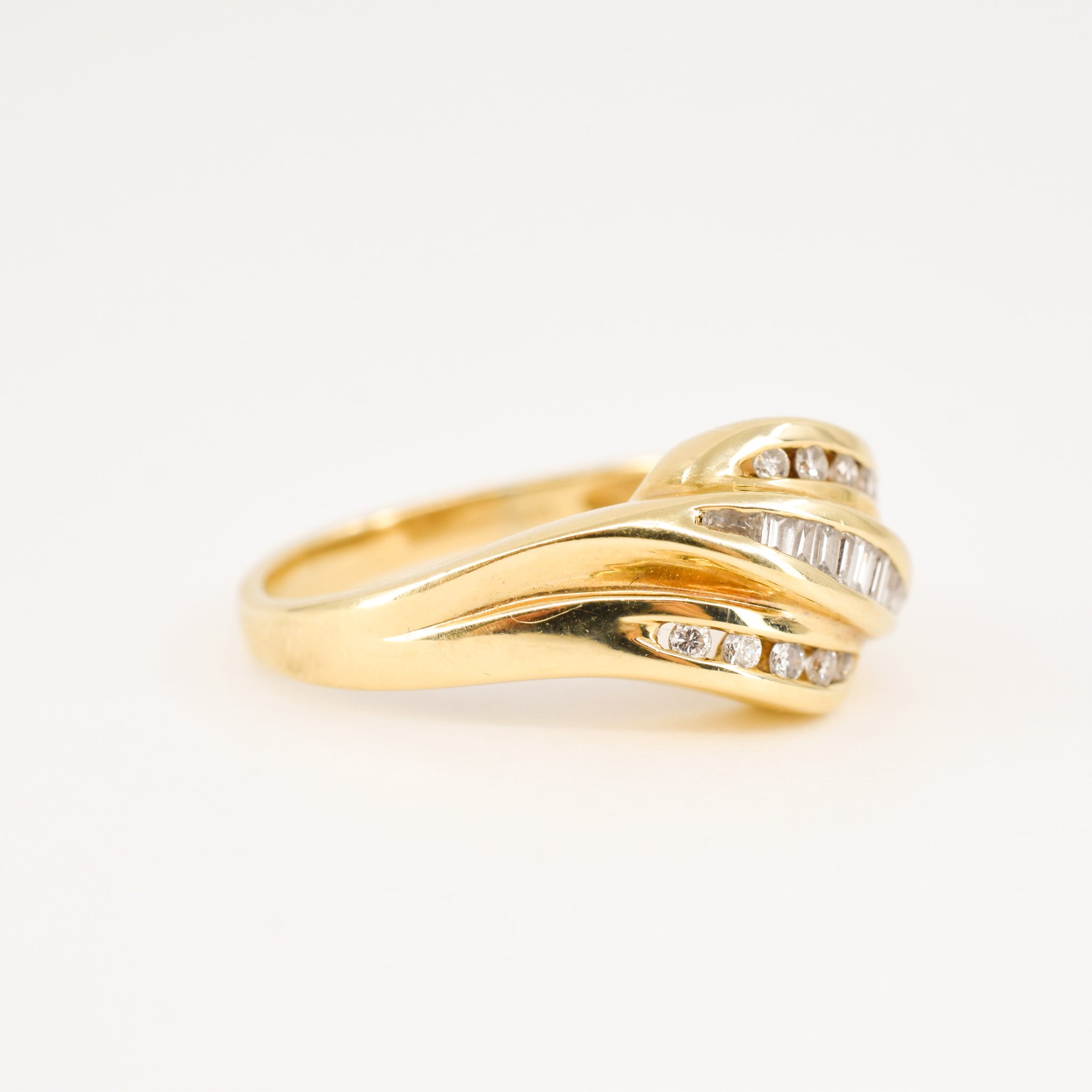 Baguette and Brilliant Diamond Band