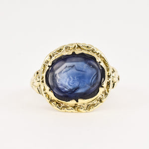 Moody Cameo Ring (14k)