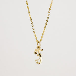 vintage gold 'j' pendant, folklor, vintage jewelry canada