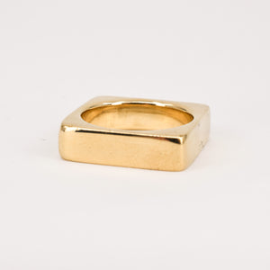 vintage gold british ring, folklor vintage jewelry canada
