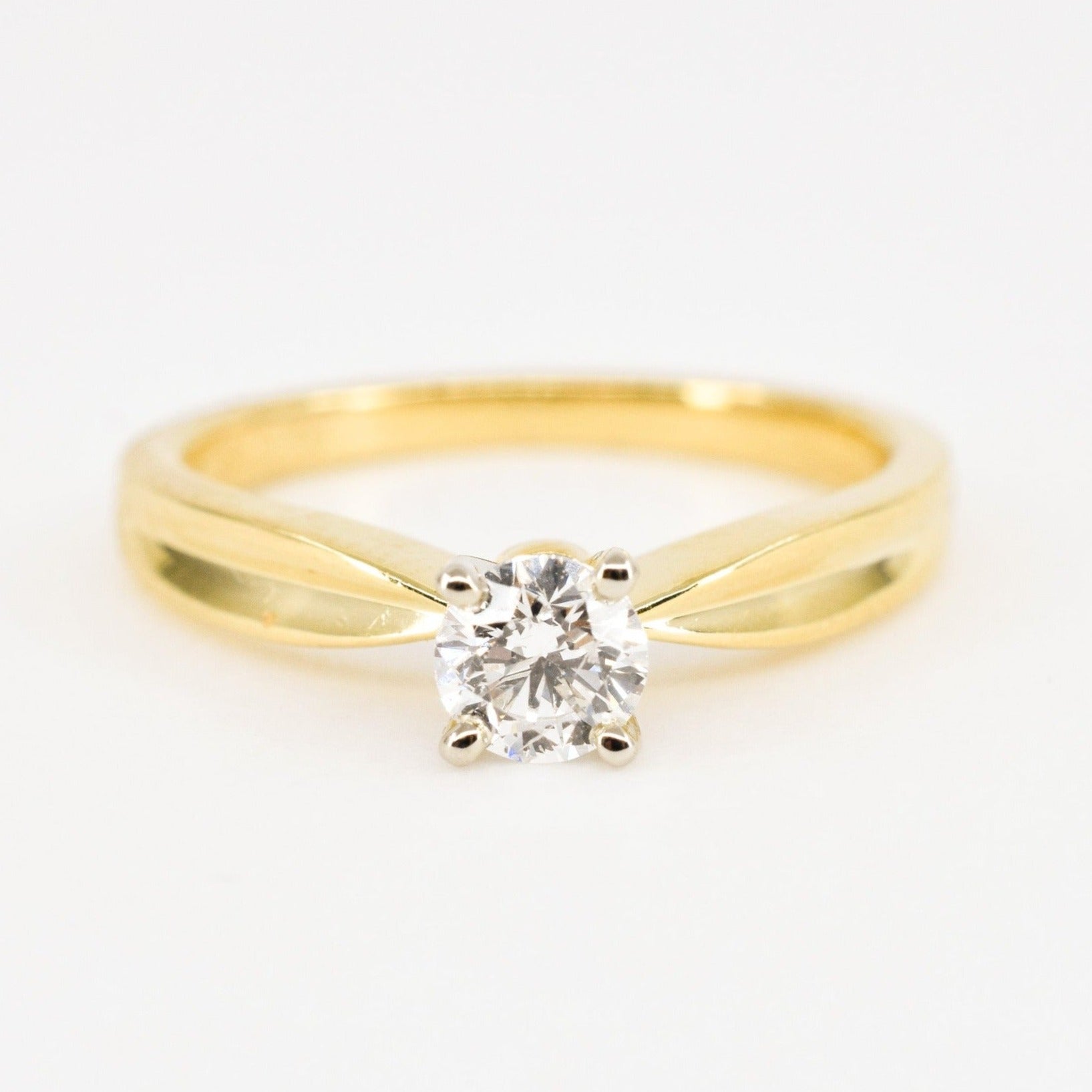 vintage diamond engagement ring, folklor vintage jewelry canada