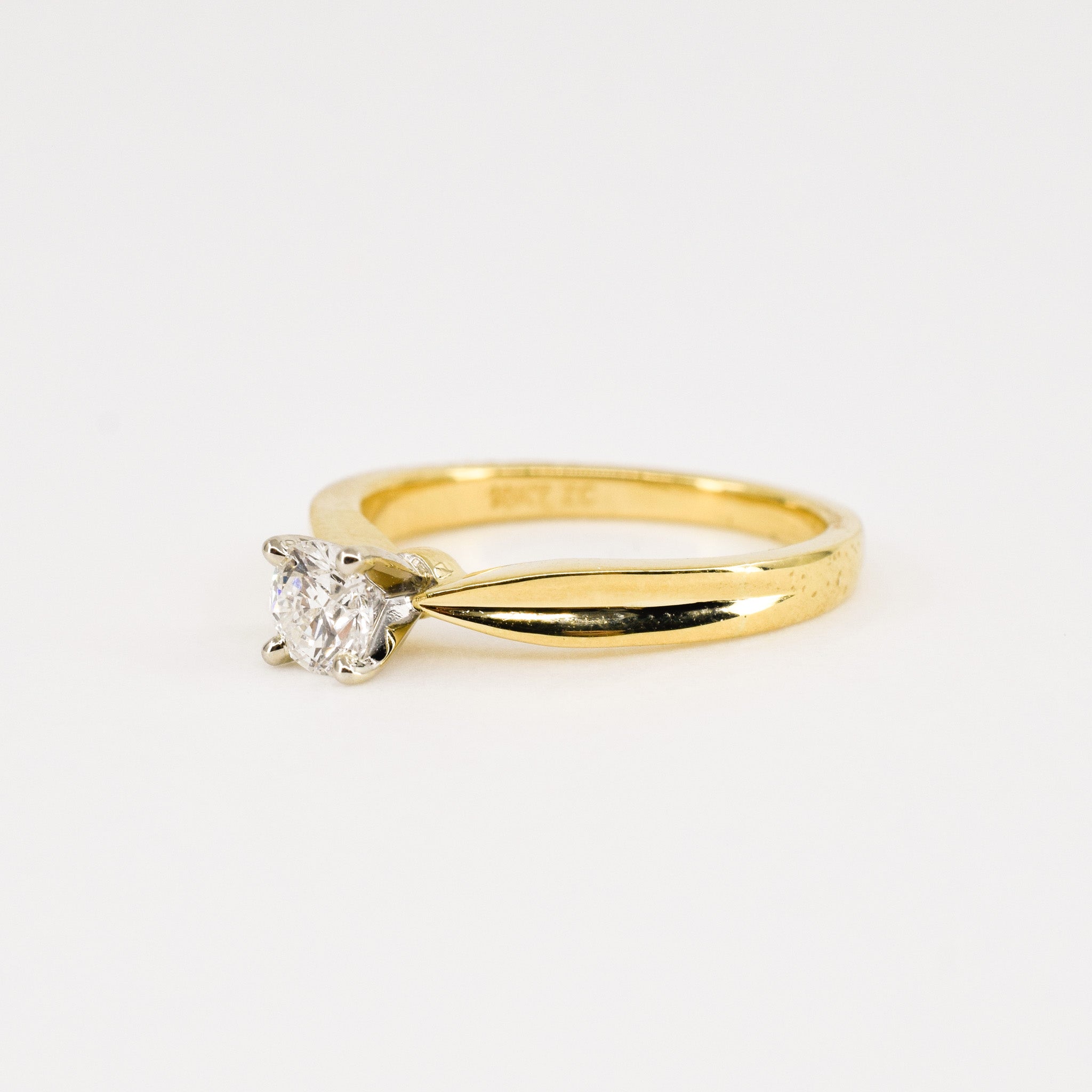 vintage diamond engagement ring, folklor vintage jewelry canada