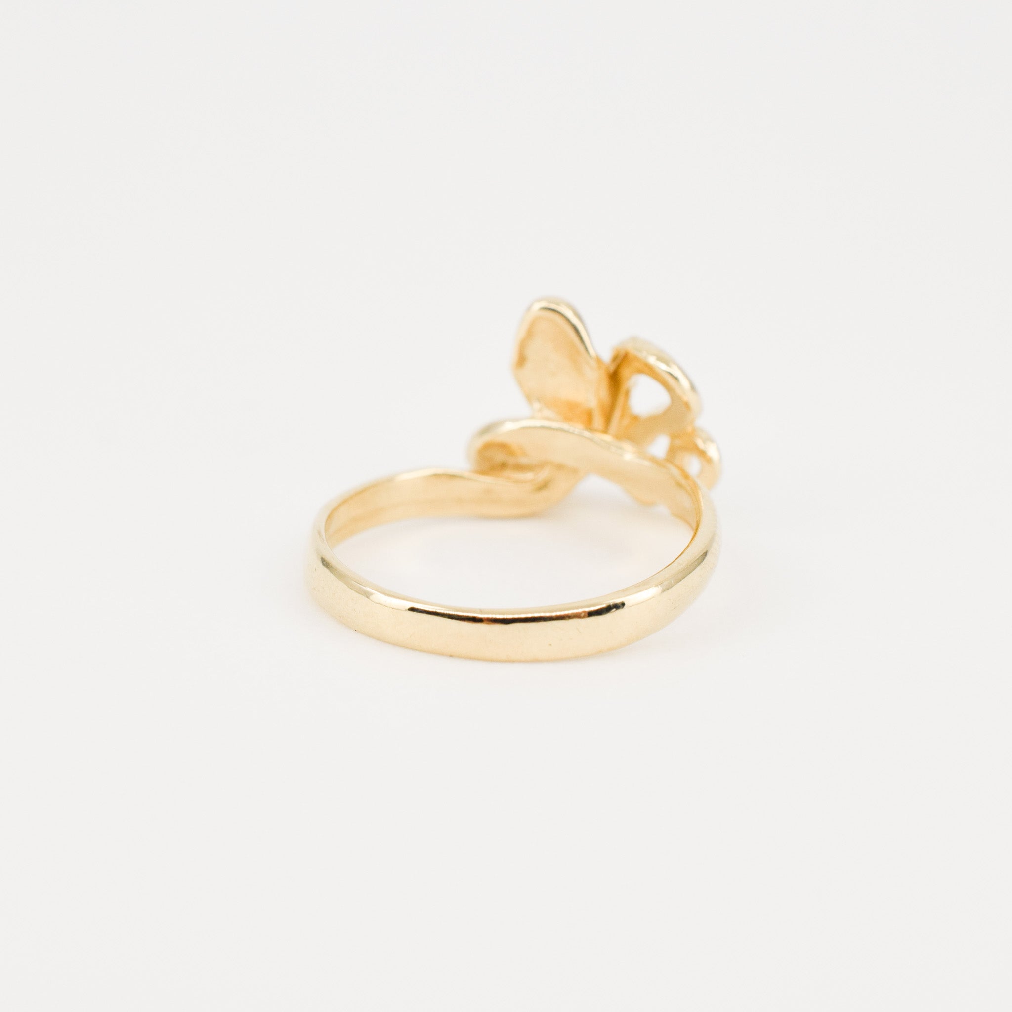 vintage gold snake ring, folklor vintage jewelry canada