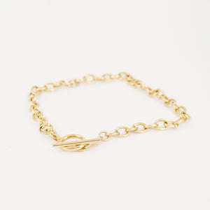 vintage gold toggle bracelet, folklor vintage jewelry canada
