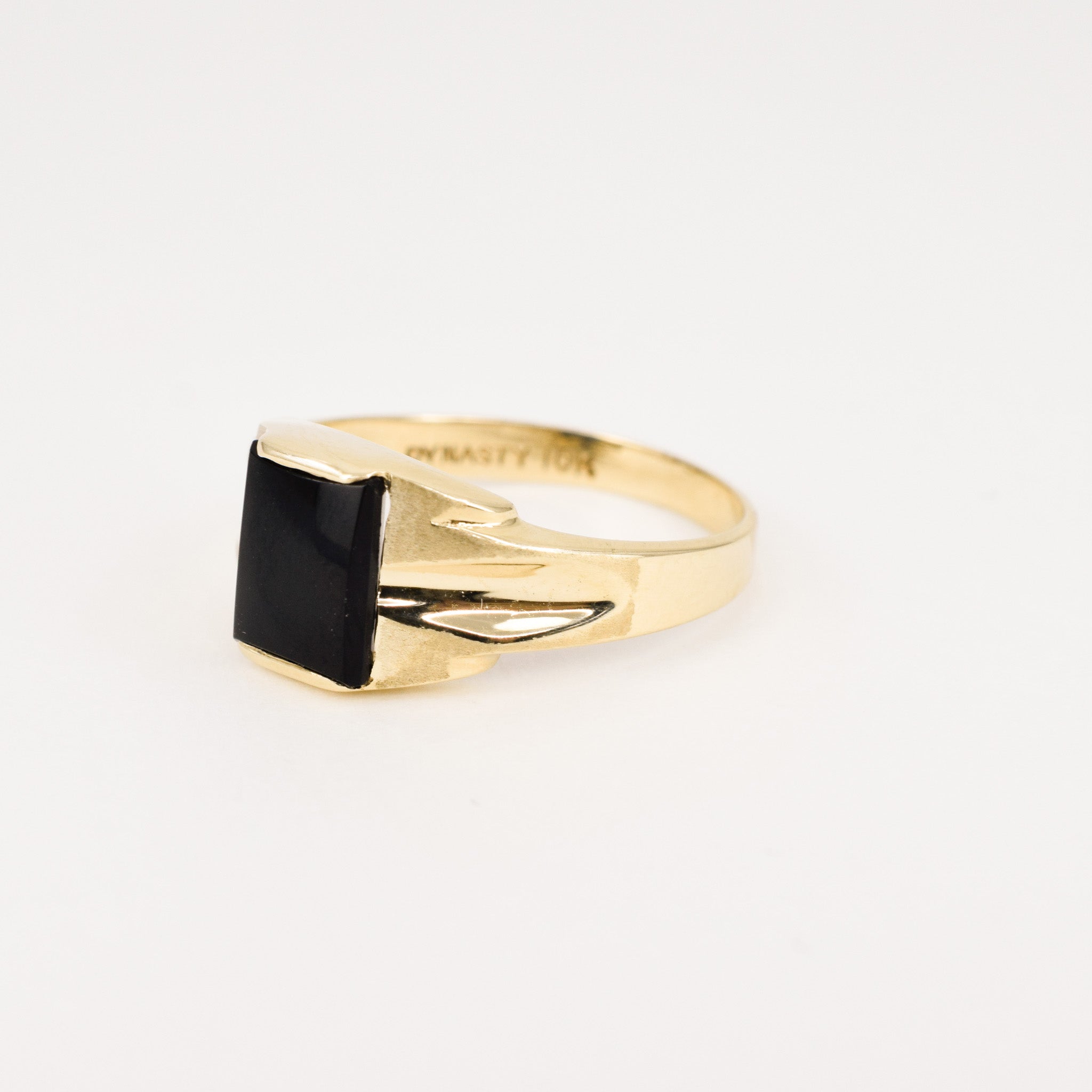 vintage onyx ring, folklor vintage jewelry canada