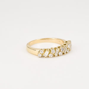 vintage diamond engagement ring, folklor vintage jewelry canada