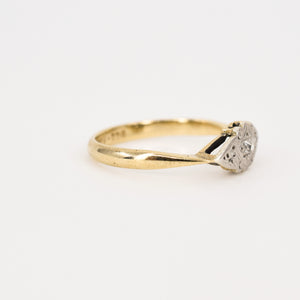 antique diamond ring, folklor vintage jewelry canada
