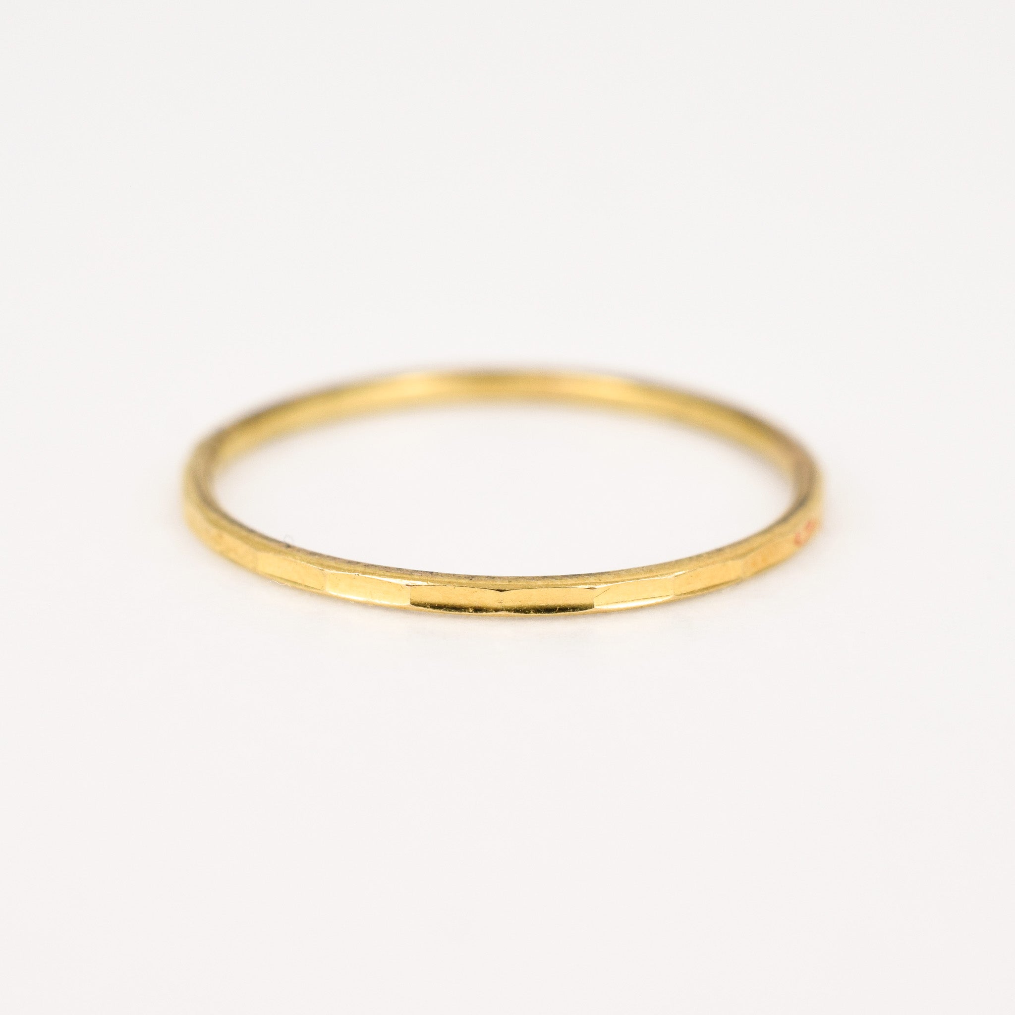 vintage gold stacking ring, folklor vintage jewelry canada