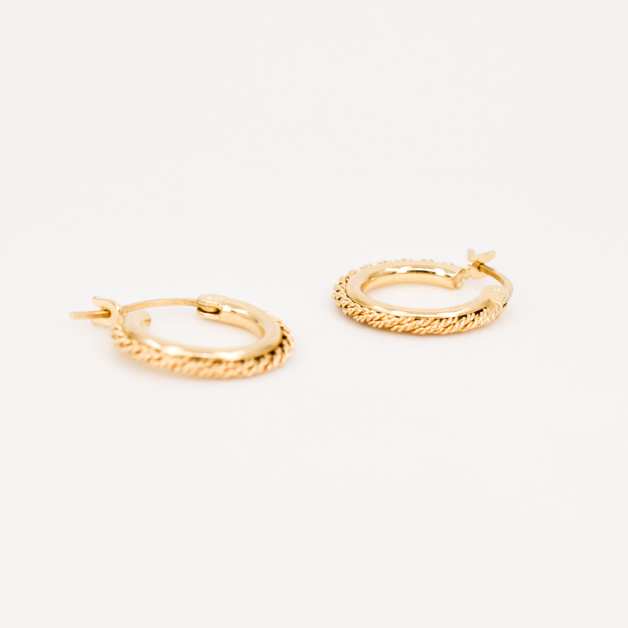 vintage rope chain earrings, folklor vintage jewelry canada