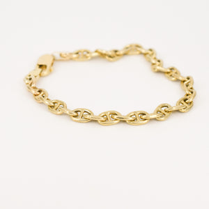 vintage gold gucci link bracelet, folklor vintage jewelry canada