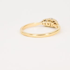 vintage diamond engagement ring, folklor vintage jewelry canada 