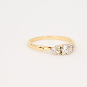 vintage diamond engagement ring, folklor vintage jewelry canada 