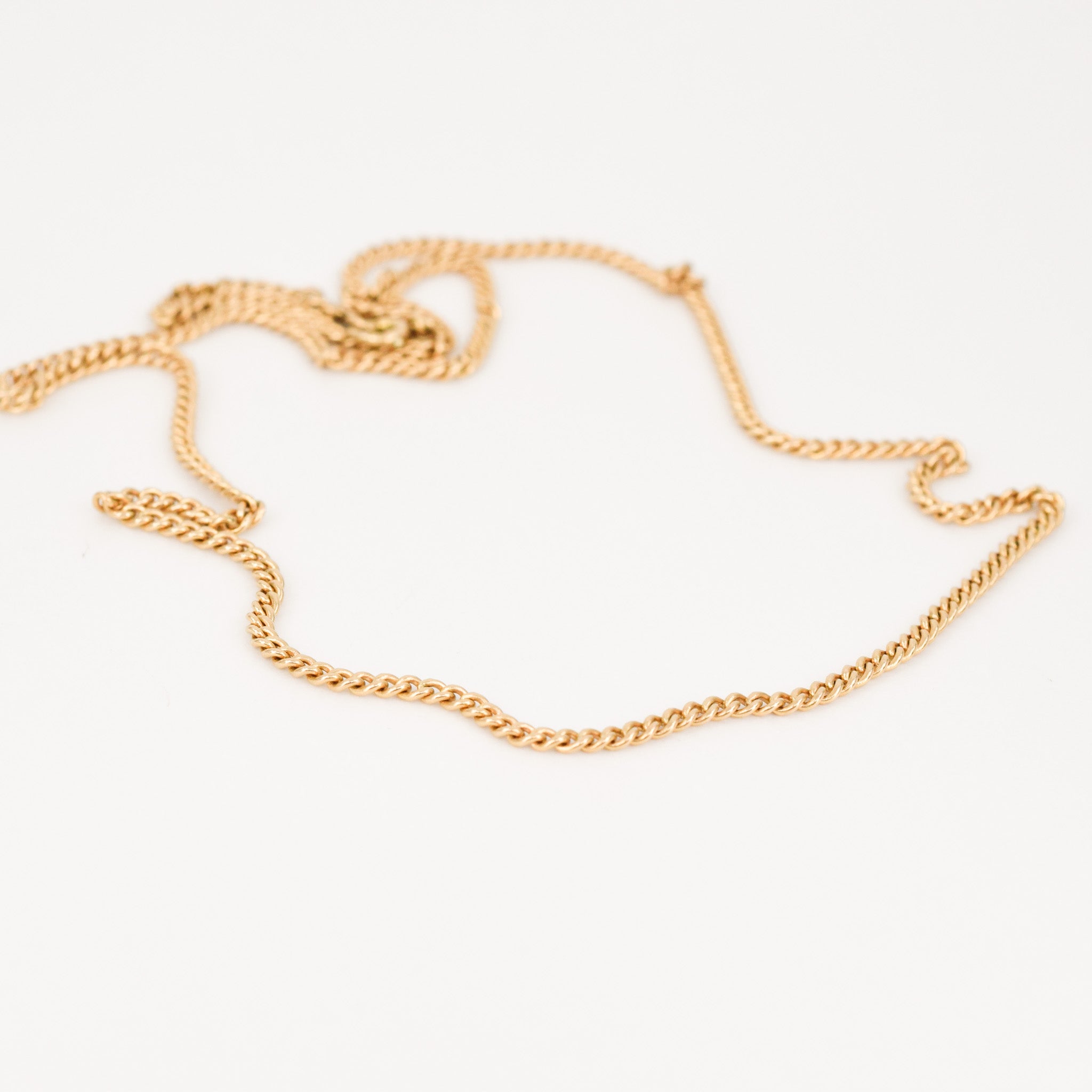 vintage curb chain necklace, folklor vintage jewelry canada 