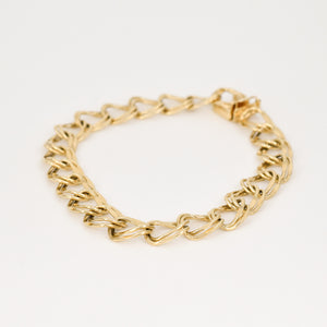 vintage curb bracelet, folklor vintage jewelry canada