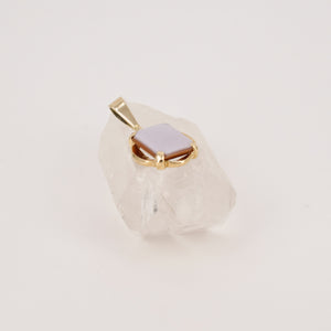 vintage gold sardonyx pendant, folklor vintage jewelry canada 