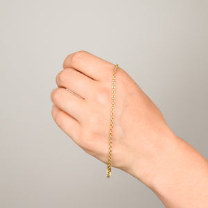 Vintage rolo anklet, folklor vintage jewelry canada