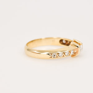 vintage unique engagement ring, folklor vintage jewelry canada