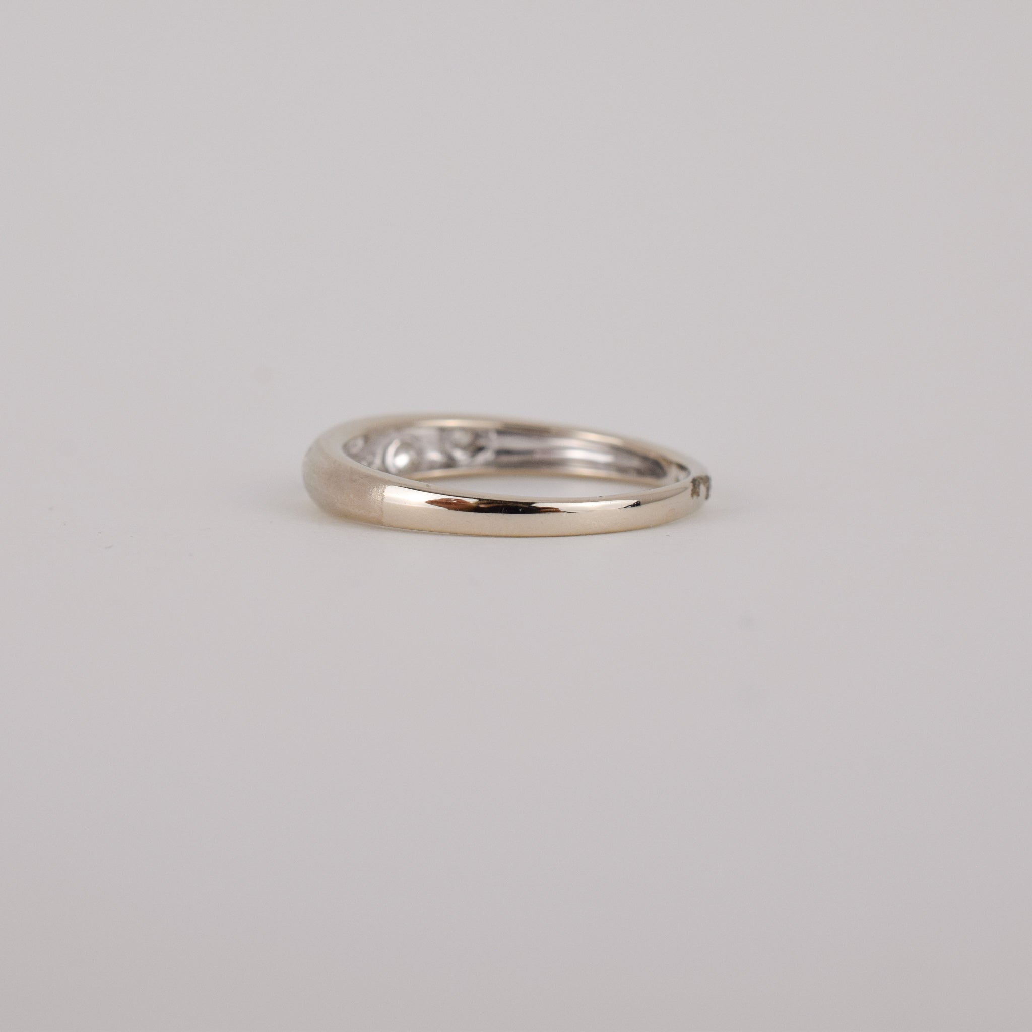 14k white gold diamond constellation ring, folklor