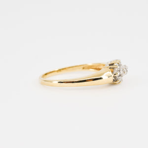 vintage edgy cluster ring, folklor vintage jewelry canada