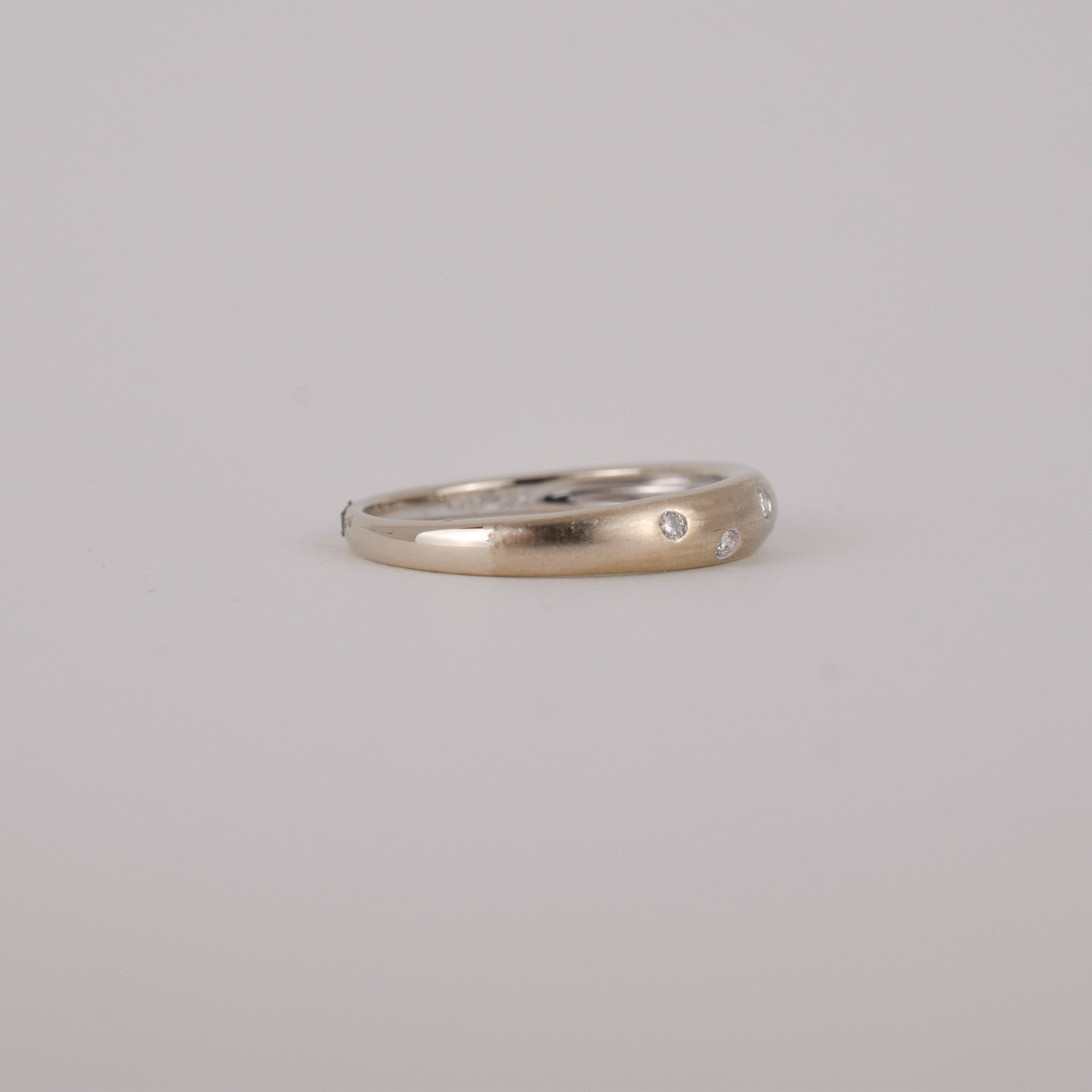 14k white gold diamond constellation ring, folklor