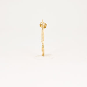 vintage gold 'p' pendant charm, folklor vintage jewelry canada