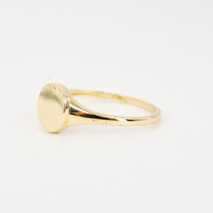 vintage gold signet ring, folklor vintage jewelry canada