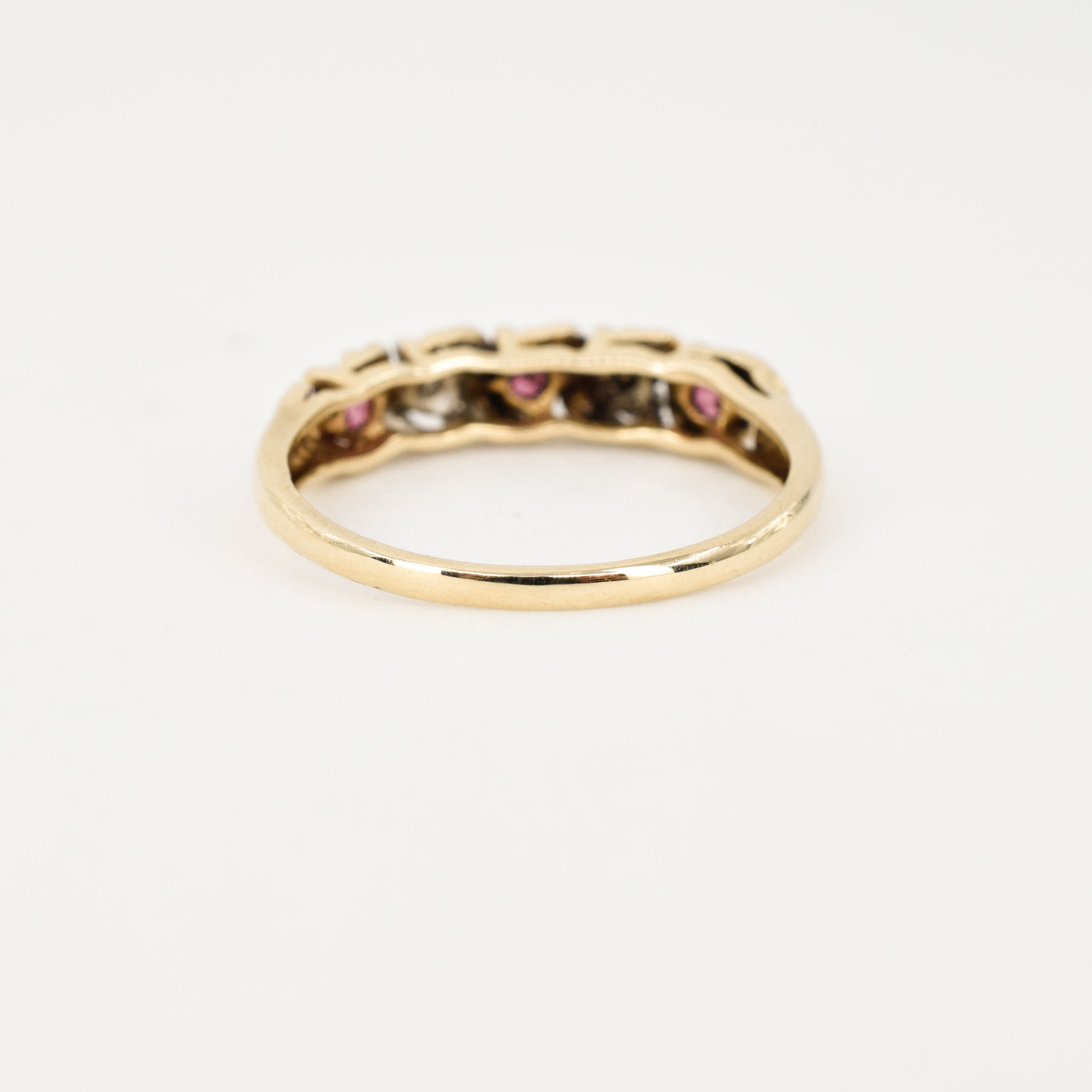 vintage gold ruby ring, folklor vintage jewelry canada