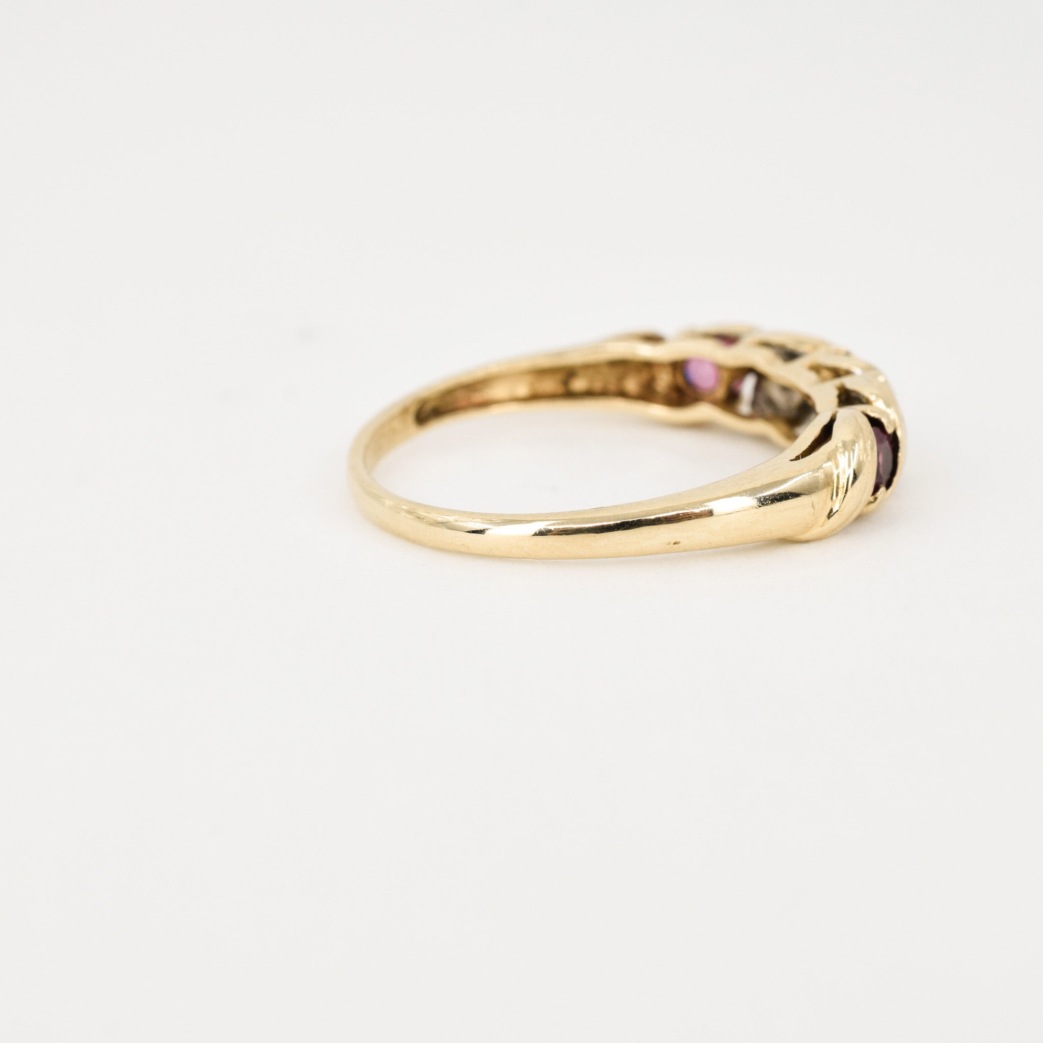 vintage gold ruby ring, folklor vintage jewelry canada