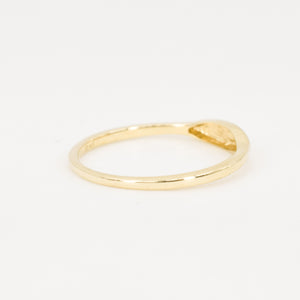 vintage gold ID ring, folklor vintage jewelry canada